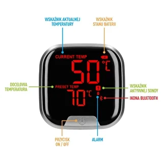 Kuchynský teplomer s Bluetooth, 2 sondy – photo 7