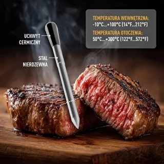 Kuchynský teplomer s bezdrôtovou sondou Bluetooth – photo 8
