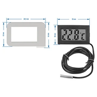Elektronický teplomer v rámiku - pre destilátory (-50°C do +110°C) – photo 3