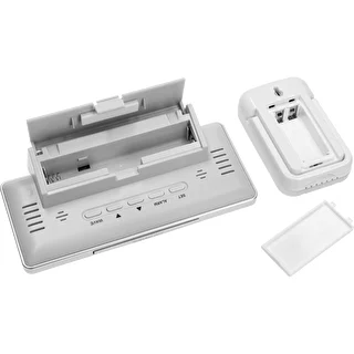 Meteorologická stanica RCC, DCF – elektronická, bezdrôtová, podsvietený senzor, biela – photo 5