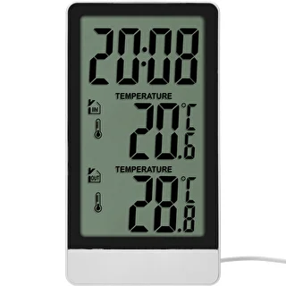 Elektronický teplomer značky Soens – so sondou, biely – photo 2