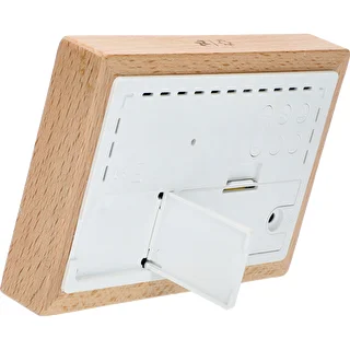 Meteorologická stanica (RCC,DCF) - elektronická, bezdrôtová, podsvietená, senzor, biela – photo 5