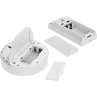 Elektronický teplomer značky Soens – s vonkajším snímačom, okrúhly biely – photo 4