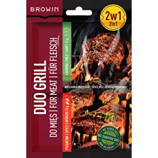 Duo Grill na mäso, zmes korenín 2 v 1, 2 x 12 g