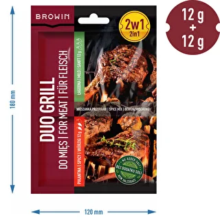 Duo Grill na mäso, zmes korenín 2 v 1, 2 x 12 g – photo 4