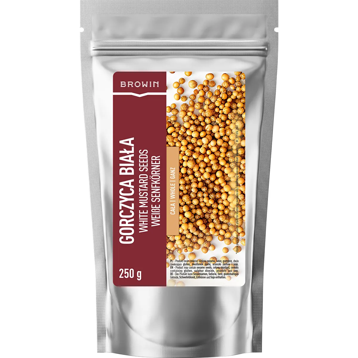 Biela horčica – celé semienka, 250 g