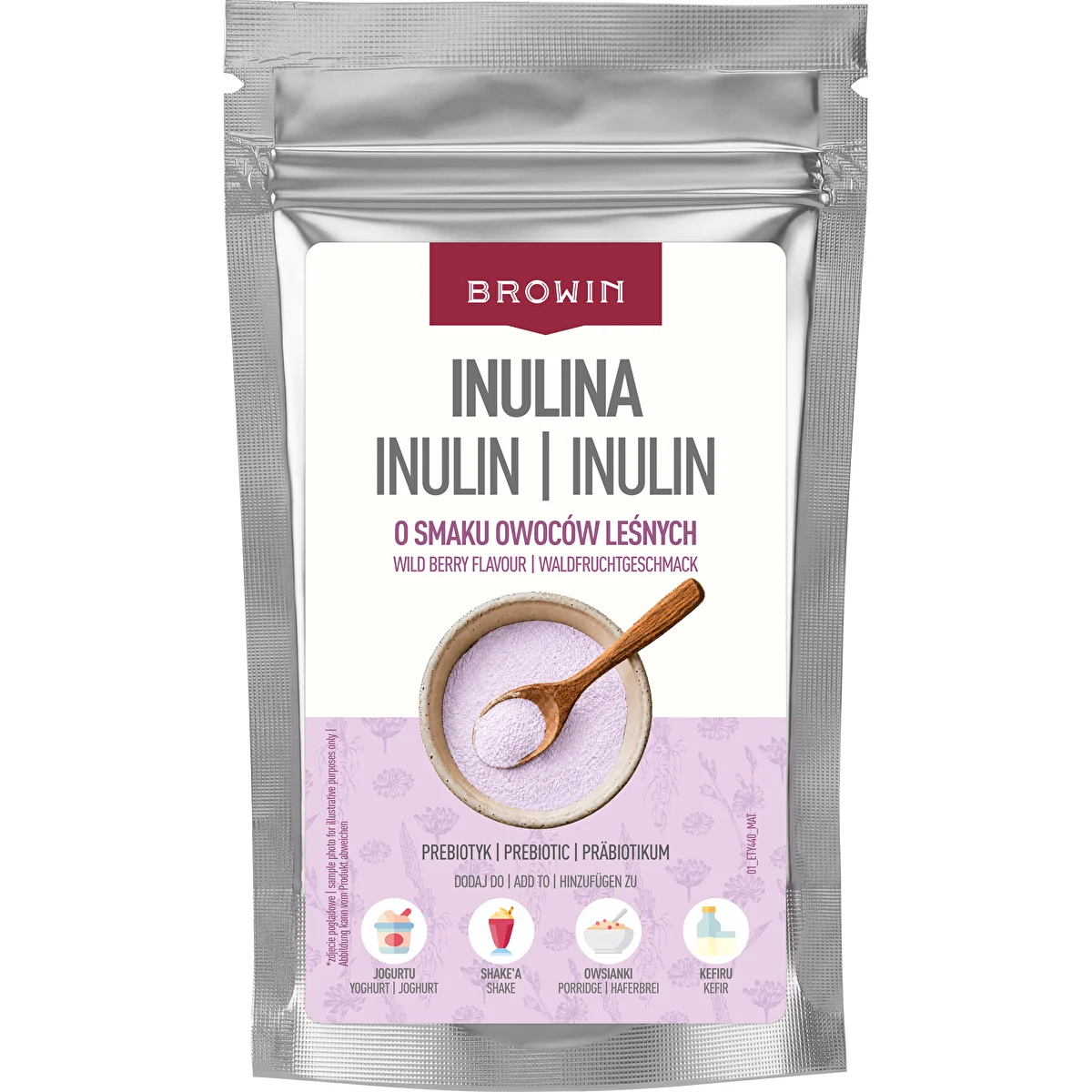 Inulín s príchuťou lesného ovocia, 100 g