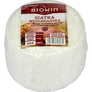 Biela údenárska sieťka s rozmermi 12,5 cm x 5 m, s tepelnou odolnosťou do 220°C - typ B – photo 3