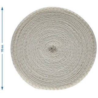 Biela údenárska sieťka s rozmermi 12,5 cm x 50 m, s tepelnou odolnosťou do 220°C – photo 4