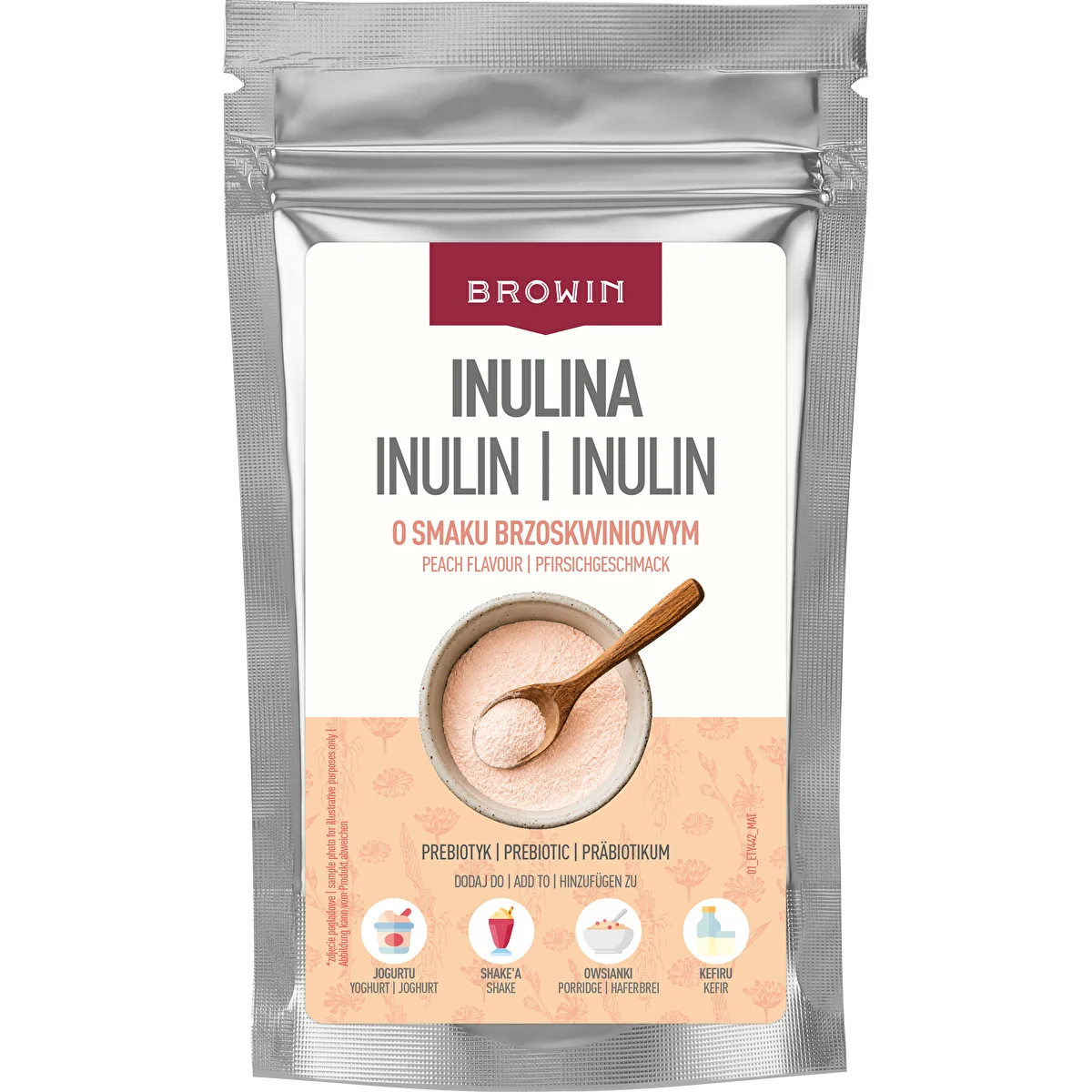 Inulín s broskyňovou príchuťou, 100 g