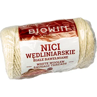 Bavlnené údenárske niti biele (240°C) 55 m – photo 2