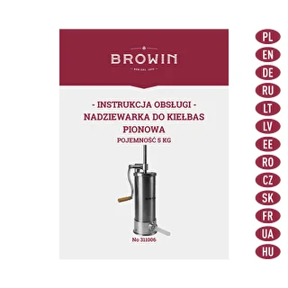 Vertikálna plnička na klobásy 5 kg – photo 9