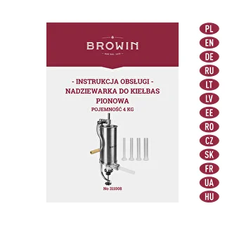 Vertikálna plnička na klobásy 4 kg – photo 9