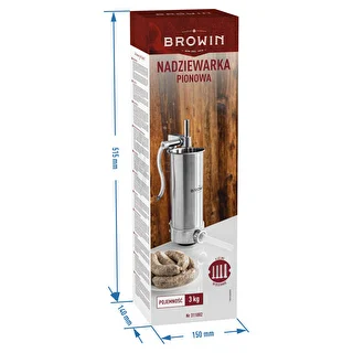 Vertikálna plnička na klobásy 3 kg – photo 10