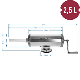 Horizontálna plnička 2,5 kg so silikónovým piestom – photo 10