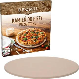 Okrúhly kameň na pizzu, vyrobený z kordieritu, priemer 33 cm – photo 5