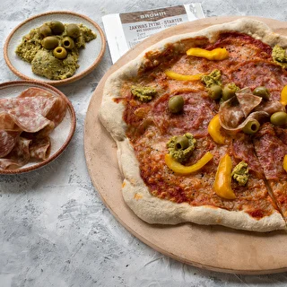 Okrúhly kameň na pizzu, vyrobený z kordieritu, priemer 33 cm – photo 14