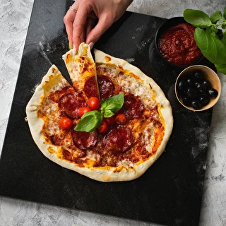 Žulový kameň na pizzu obdĺžnikový 37 x 35 cm – photo 10