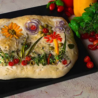 Žulový kameň na pizzu obdĺžnikový 37 x 35 cm – photo 11
