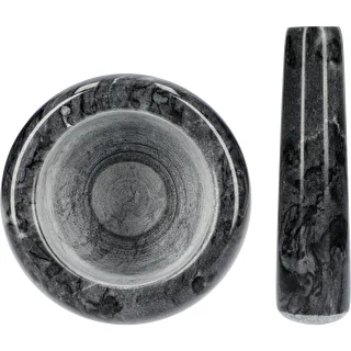 Mramorový kuchynský mažiar, čierny, fi 10,5 cm – photo 5