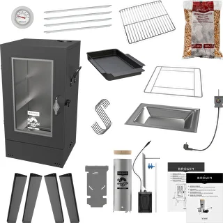 Elektrická udiareň dragON E101 s generátorom dymu, 70 L – photo 2