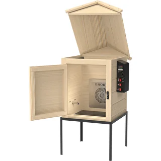 Udiareň 115 L dragON Wood 60E drevená, s elektrickým vykurovacím modulom a ovládačom – photo 5