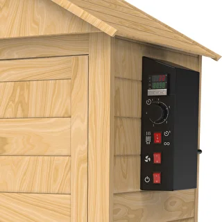 Udiareň 200 L dragON Larch E21 - z modrínu, s elektrickým vykurovacím modulom a ovládačom – photo 9