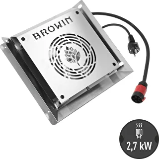 Modul vykurovacieho telesa s ventilátorom, 2,7 kW – do záhradných udiarní