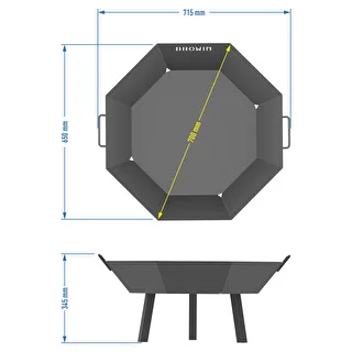 Záhradné ohnisko ø 70 cm - loftové – photo 8