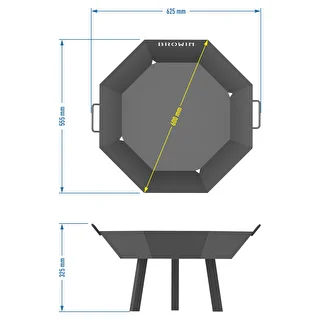 Záhradné ohnisko ø 60 cm - loftové – photo 8
