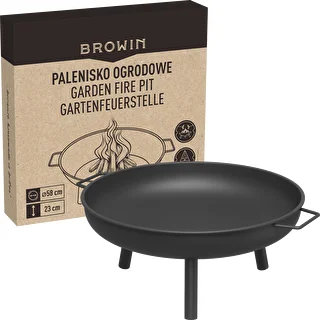 Záhradné ohnisko Ø58 cm, okrúhle, misa – photo 8