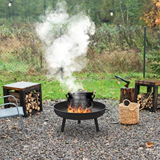Záhradné ohnisko Ø58 cm, okrúhle, misa – photo 12