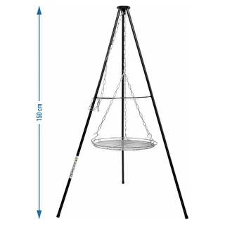 Trojnožka ohnisková s roštom, 150 cm – photo 5