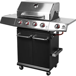 Plynový gril dragON BBQ101, 11,7 kW, čierno-strieborný