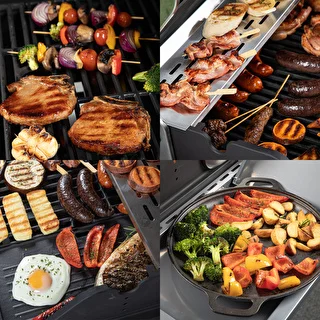 Plynový gril dragON BBQ101, 11,7 kW, čierno-strieborný – photo 11