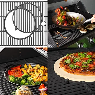 Plynový gril dragON BBQ201, 18,8 kW, strieborný – photo 10