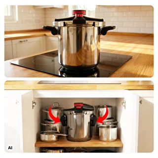 Tlakový hrniec z nehrdzavejúcej ocele, 8 l – photo 6
