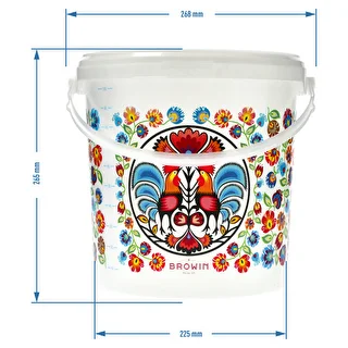 Potravinové vedro GWIOZDA - s vekom, 10 L – photo 6