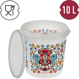 Potravinové vedro GWIOZDA - s vekom, 10 L – photo 4