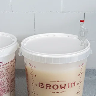 Fermentačná nádoba 30L s potlačou, kohútikom a 3 trubičkami – photo 11