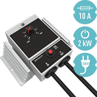 Regulátor výkonu ohrievača, do 2 kW – photo 3
