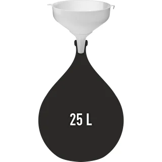 Biely plastový lievik fi 25cm – photo 2