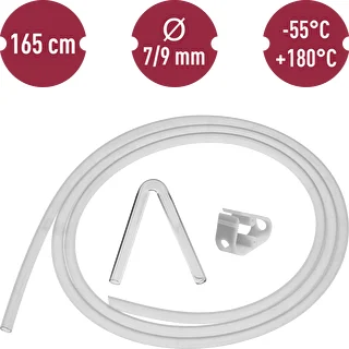 Silikónová hadica fi 7/9mm - teplota -55 +180°C – photo 6