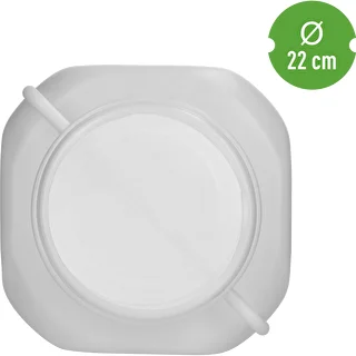 Štvorcový sud na 50 L, biely, s držadlami 50 L – photo 5