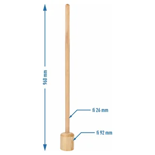 Tĺčik / Tĺčik na kapustu drevený veľký 100 cm – photo 3