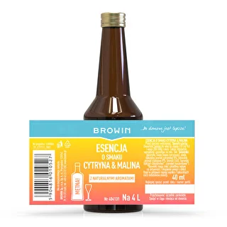 Esencia s citrónovo-malinovou príchuťou – 40 ml na 4 l – photo 4