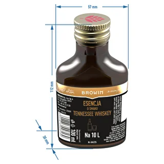 Esencia s príchuťou Tennessee whiskey na 10 l – 100 ml – photo 6
