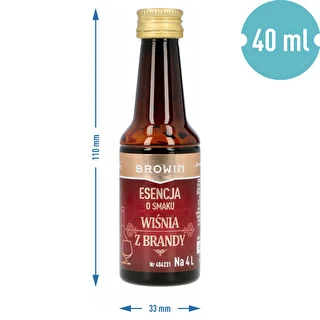 Esencia s príchuťou Čerešňa s brandy, 40 ml - na 4 L – photo 6