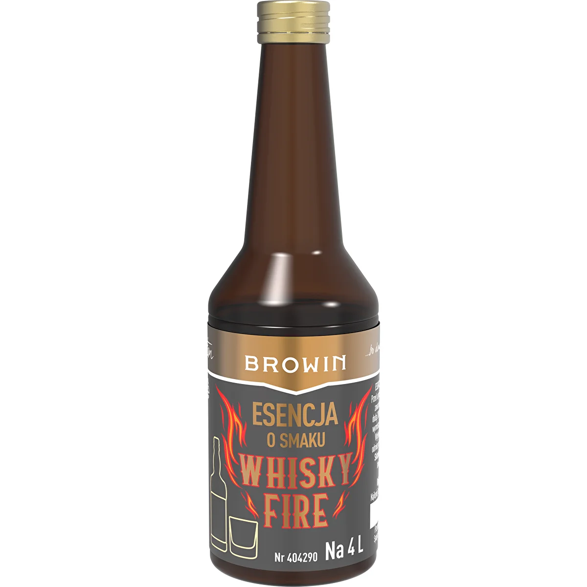 Esencia s príchuťou Whisky Fire na 4 l, 40 ml