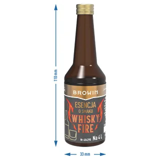 Esencia s príchuťou Whisky Fire na 4 l, 40 ml – photo 7